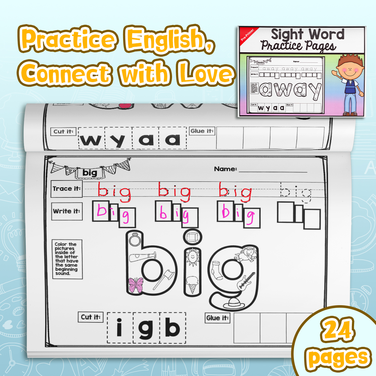 Kids Education Learning - Alphabet Tracing Book for Kids –