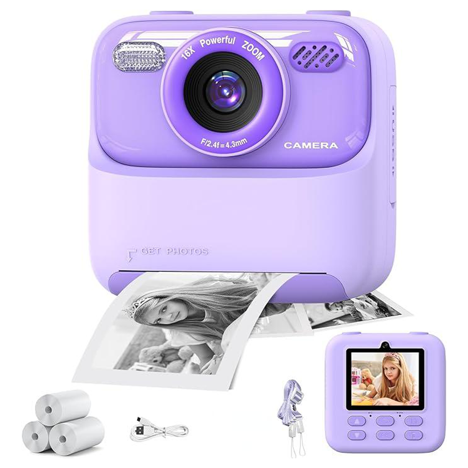Best Kids Education Videos - Children Digital Camera Photography Instant Camera