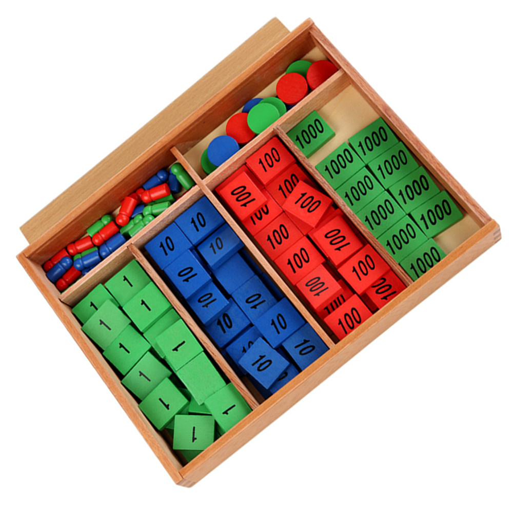 Kids Education Calculator - 1Set Kids Math Learning Game Wooden