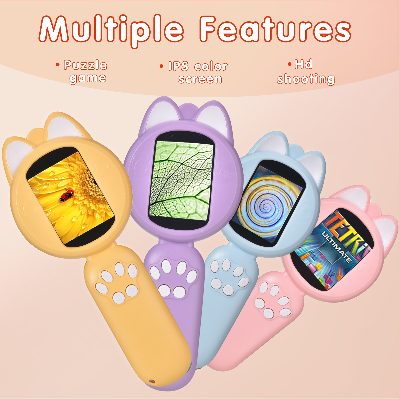 Kids Definition Of Education - Kids Microscope with 2inch IPS Screen