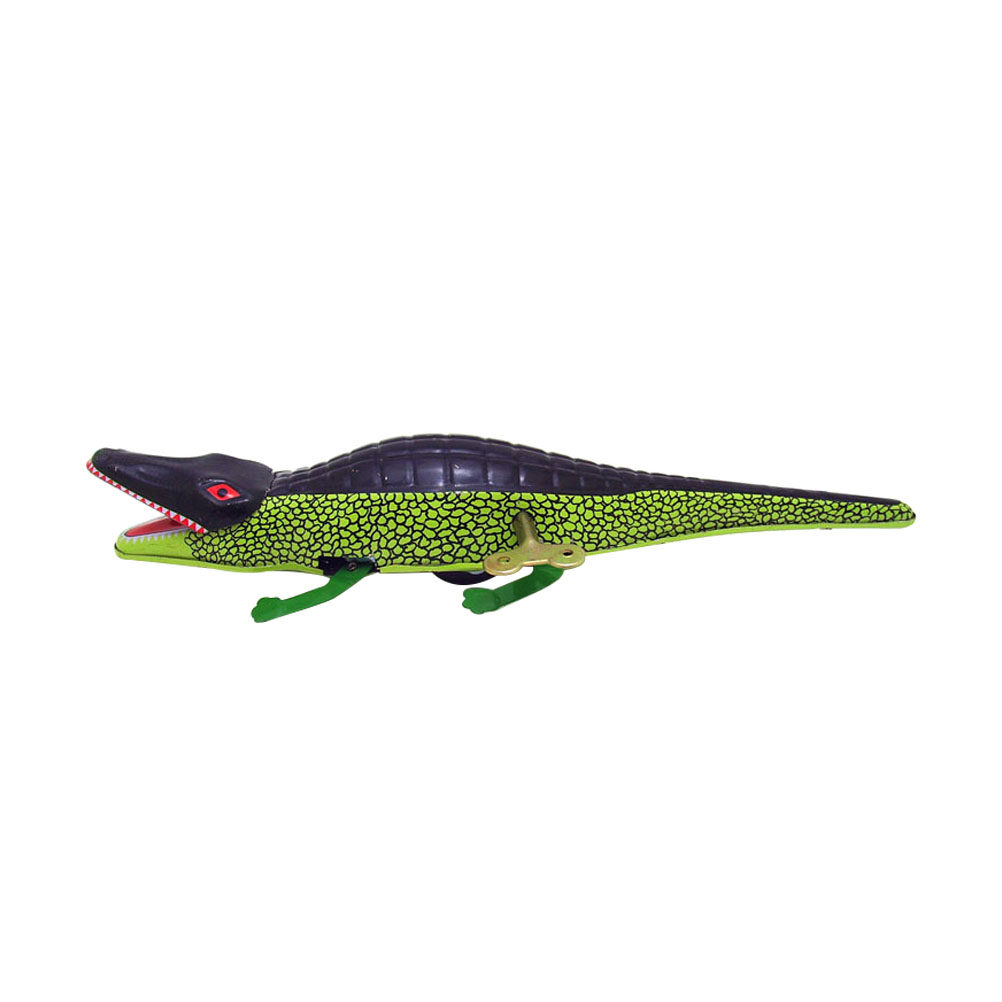 Kids Education Learning - Retro Shaped Wind-Up Alligator Simulation Educational