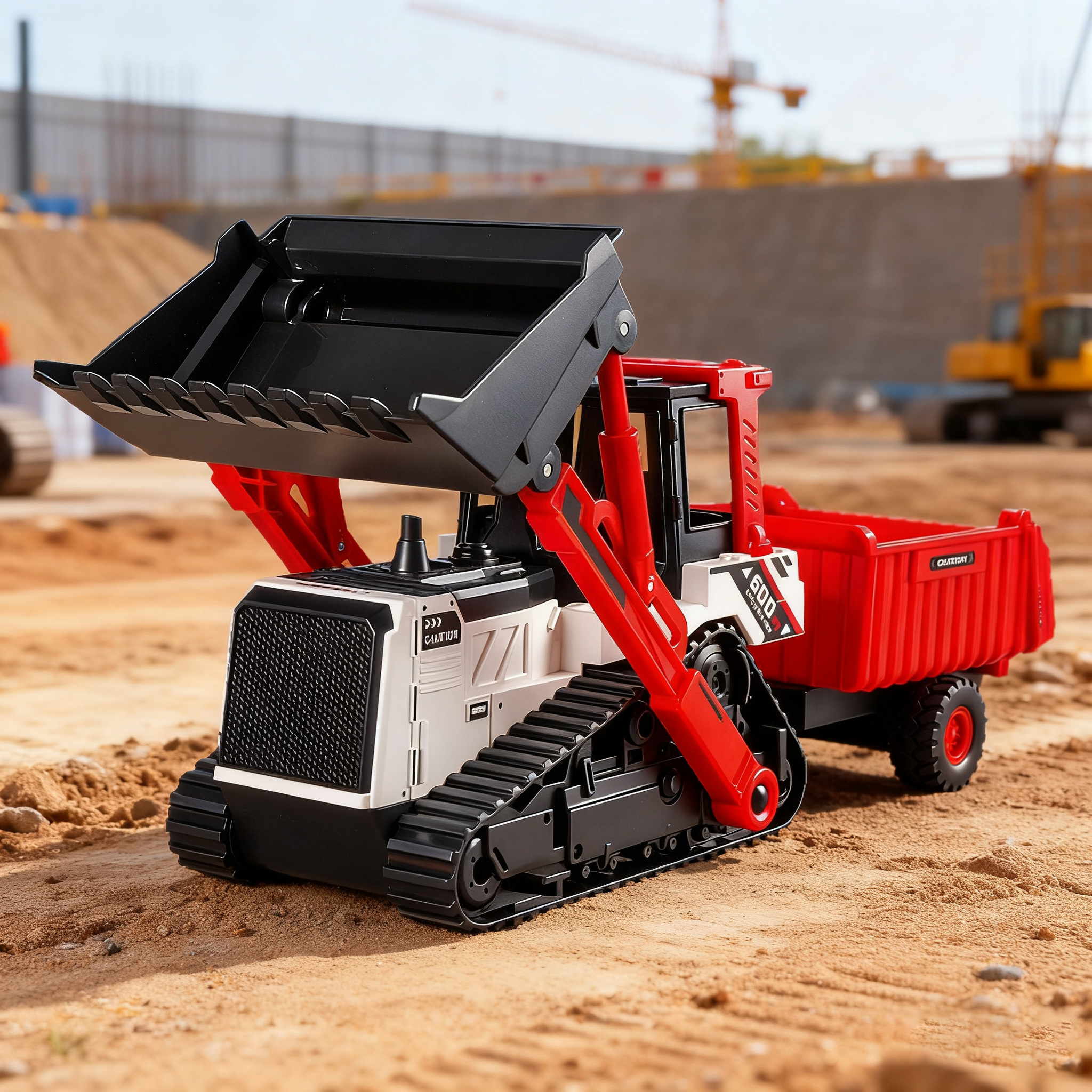 Kids Home Education - Engineering Vehicle Model Double Head Excavator