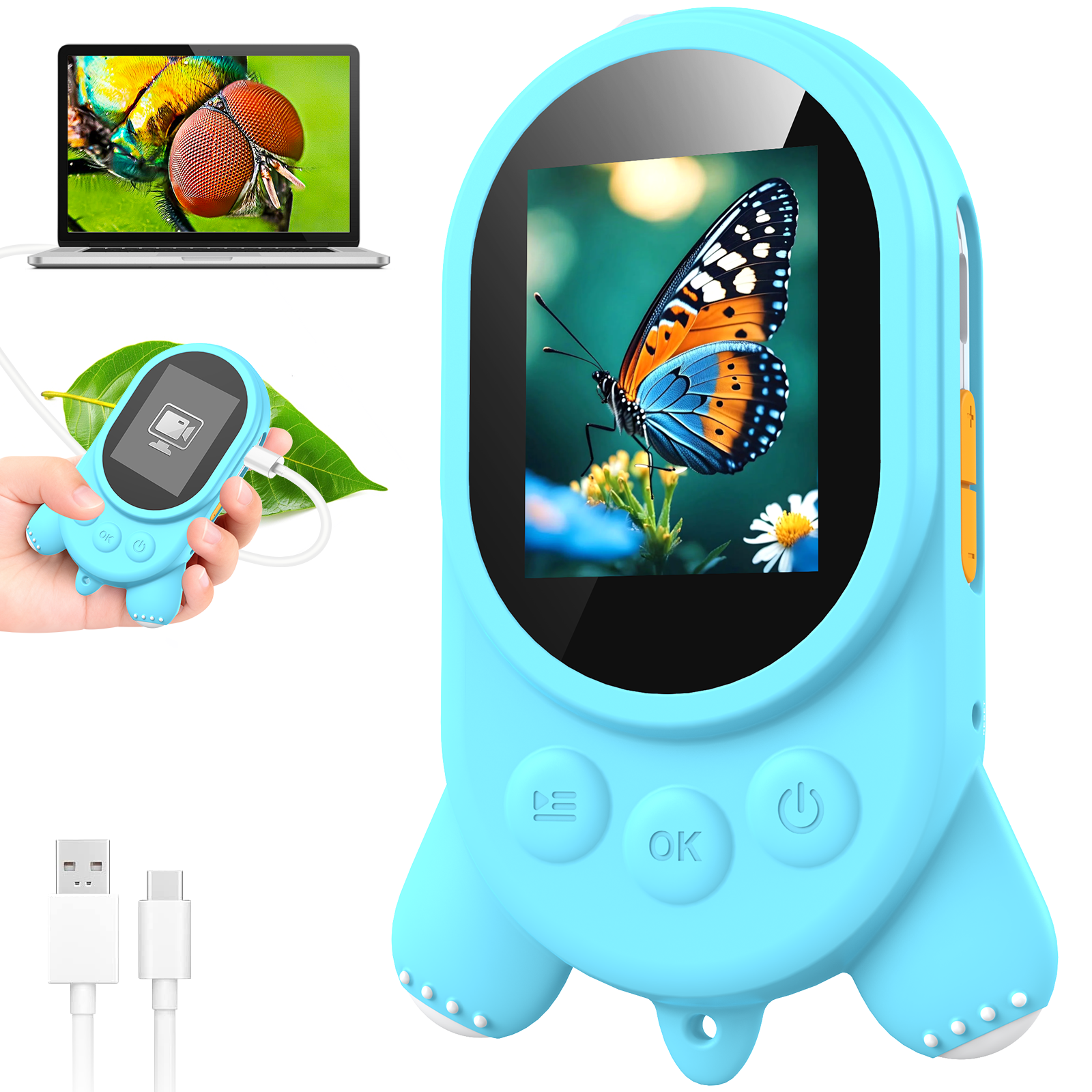 Kids Definition Of Education - Kid MicroCam with 2-inch Screen Microscope