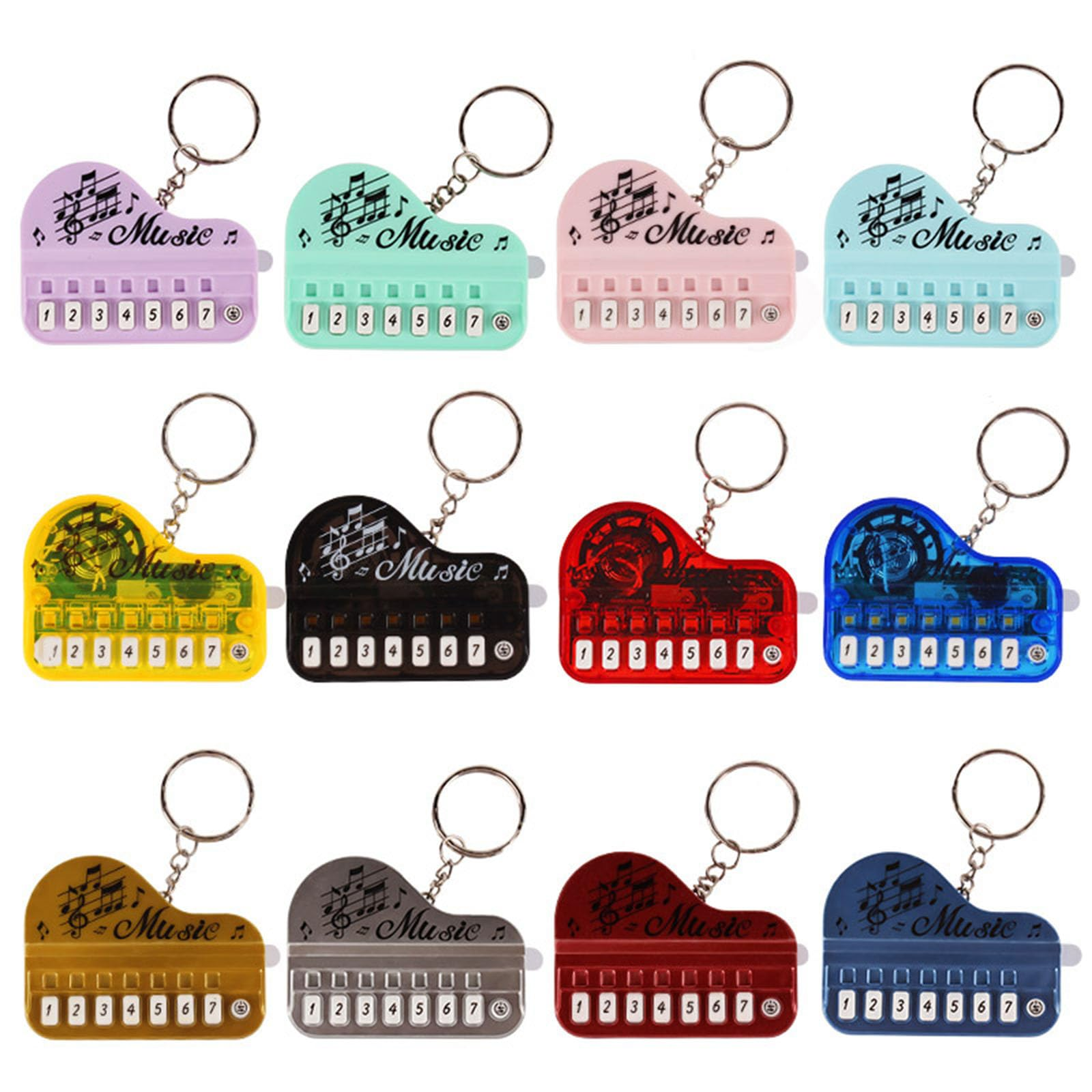 Kids Education Phone - Mini Electronic Piano Keychain - Playable