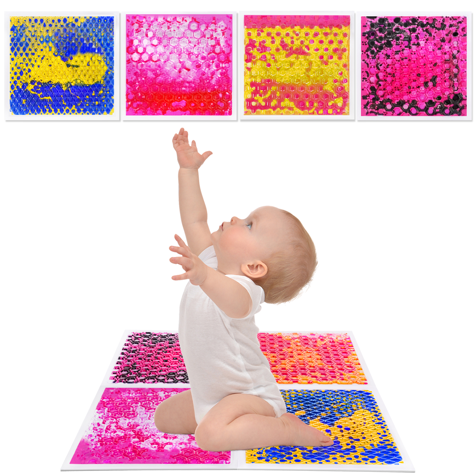 Kids Education Steps - Surfloor Sensory Liquid Floor Tiles for