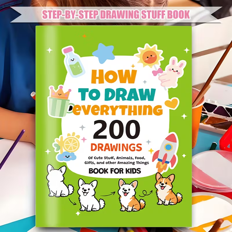 Kids Education Steps - Drawing Book for Kids - 200+