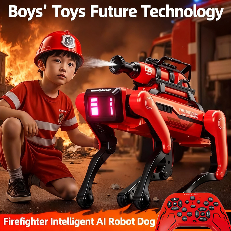 Kids Home Education - AI Robot Dog Intelligent Firefighting Robot