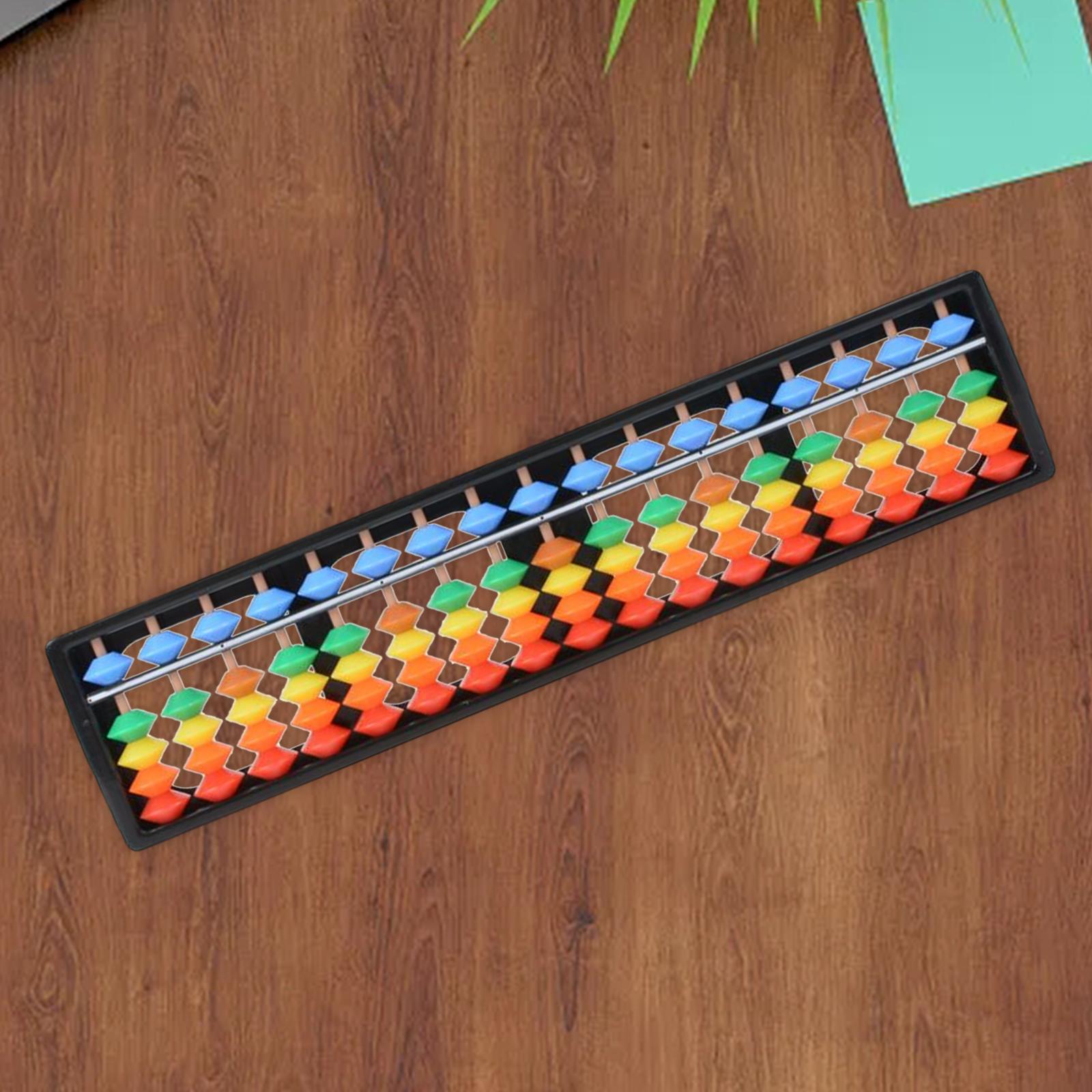 Kids Education Calculator - 17 Digit Rods Wooden Abacus Chinese