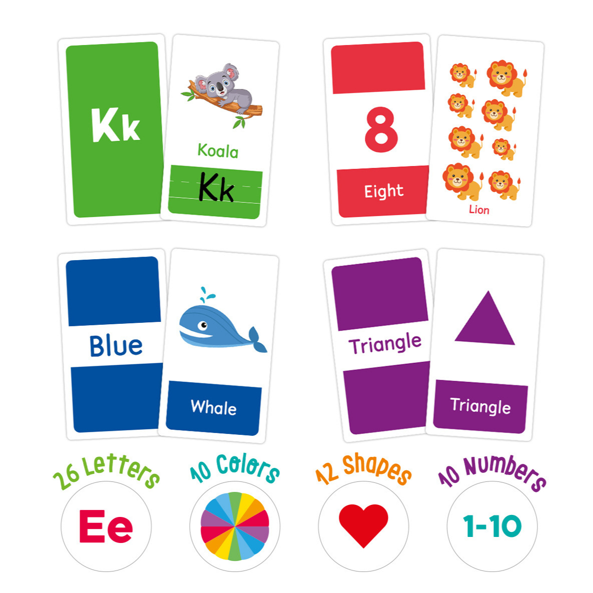 58 Pcs ABC Alphabet Flashcards - Kids Education Learning 리뷰 및 가격