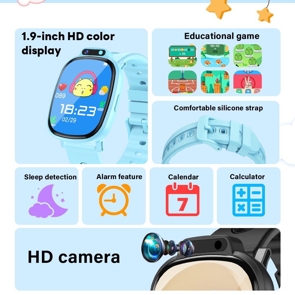 LAXASFIT Kids Smart Watch HD T - Kids Education Steps 리뷰 및 가격