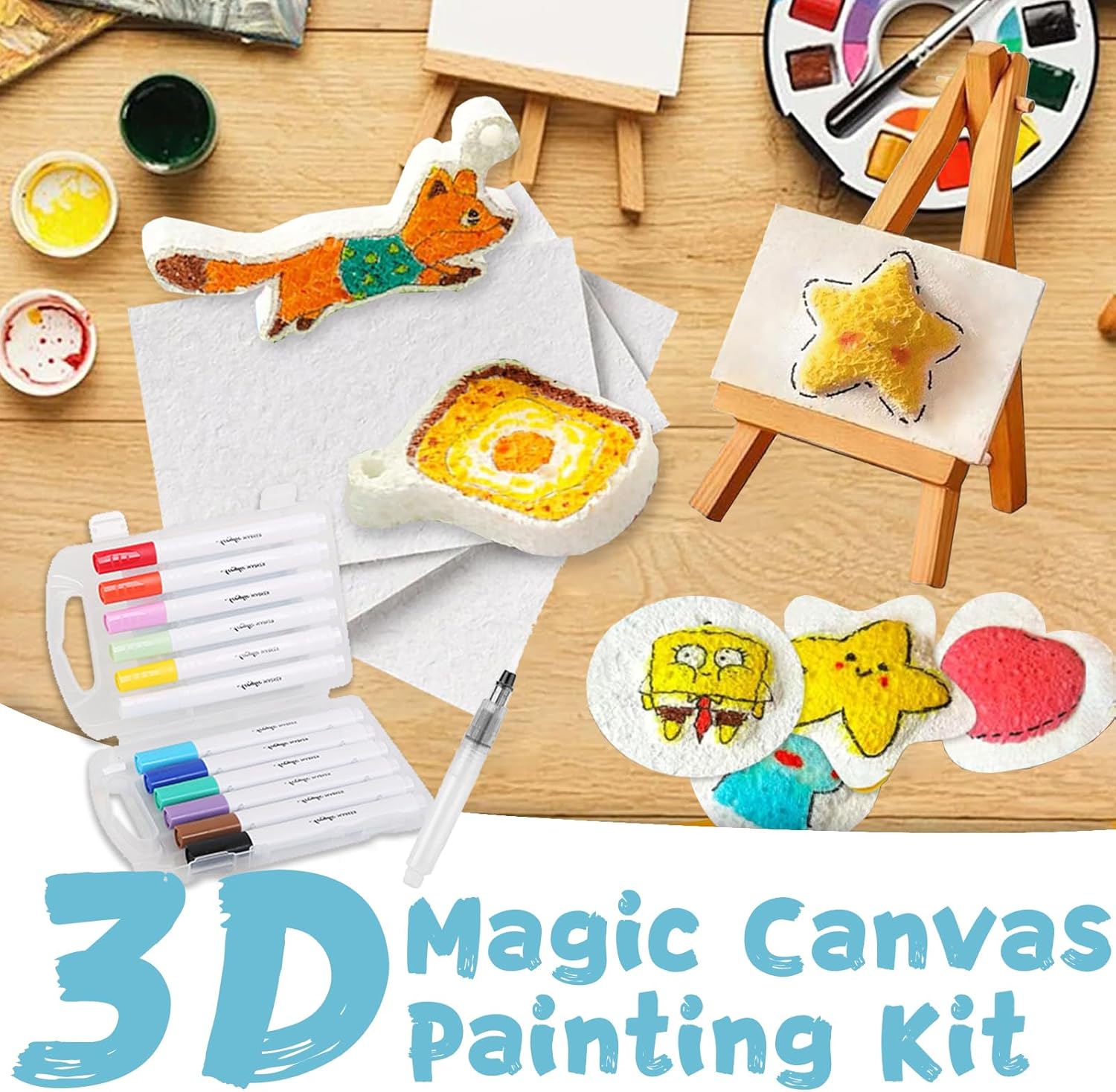 3D Puffy Foam Texture Painting - Kids Education Board 리뷰 및 가격
