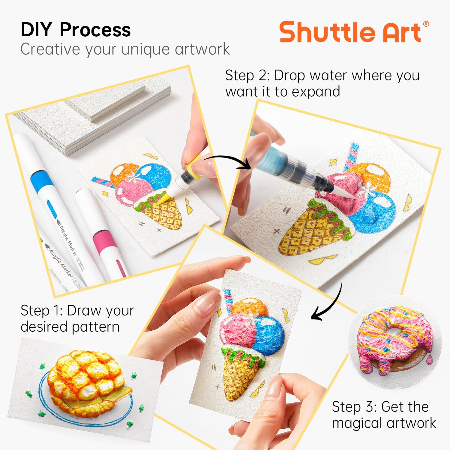 3D Puffy Foam Texture Painting - Kids Education Board 리뷰 및 가격