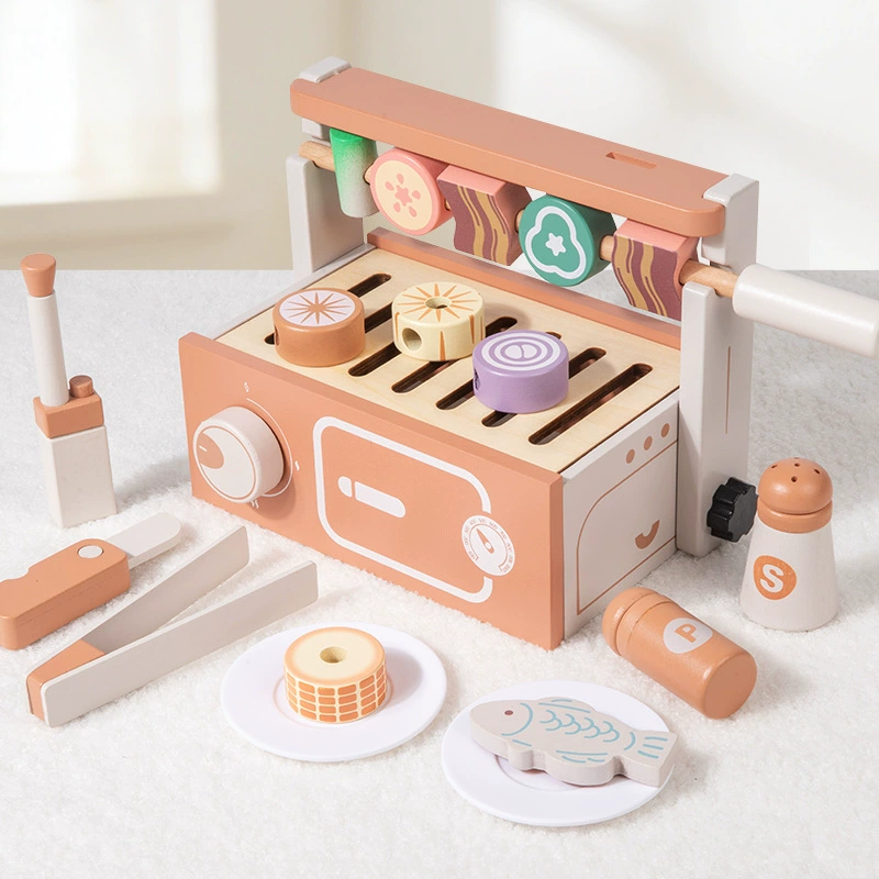 Wooden Pretend Play BBQ Grill  - Kids Without Education 리뷰 및 가격
