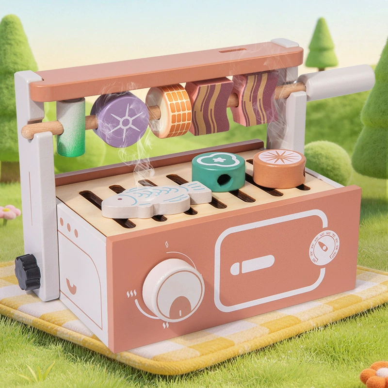 Wooden Pretend Play BBQ Grill  - Kids Without Education 리뷰 및 가격