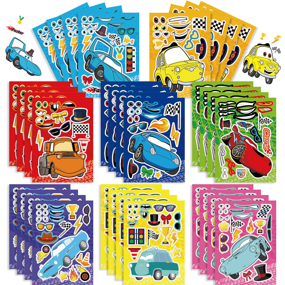 8/16Sheets Disney Cars Puzzle  - Kids Education Phone 리뷰 및 가격