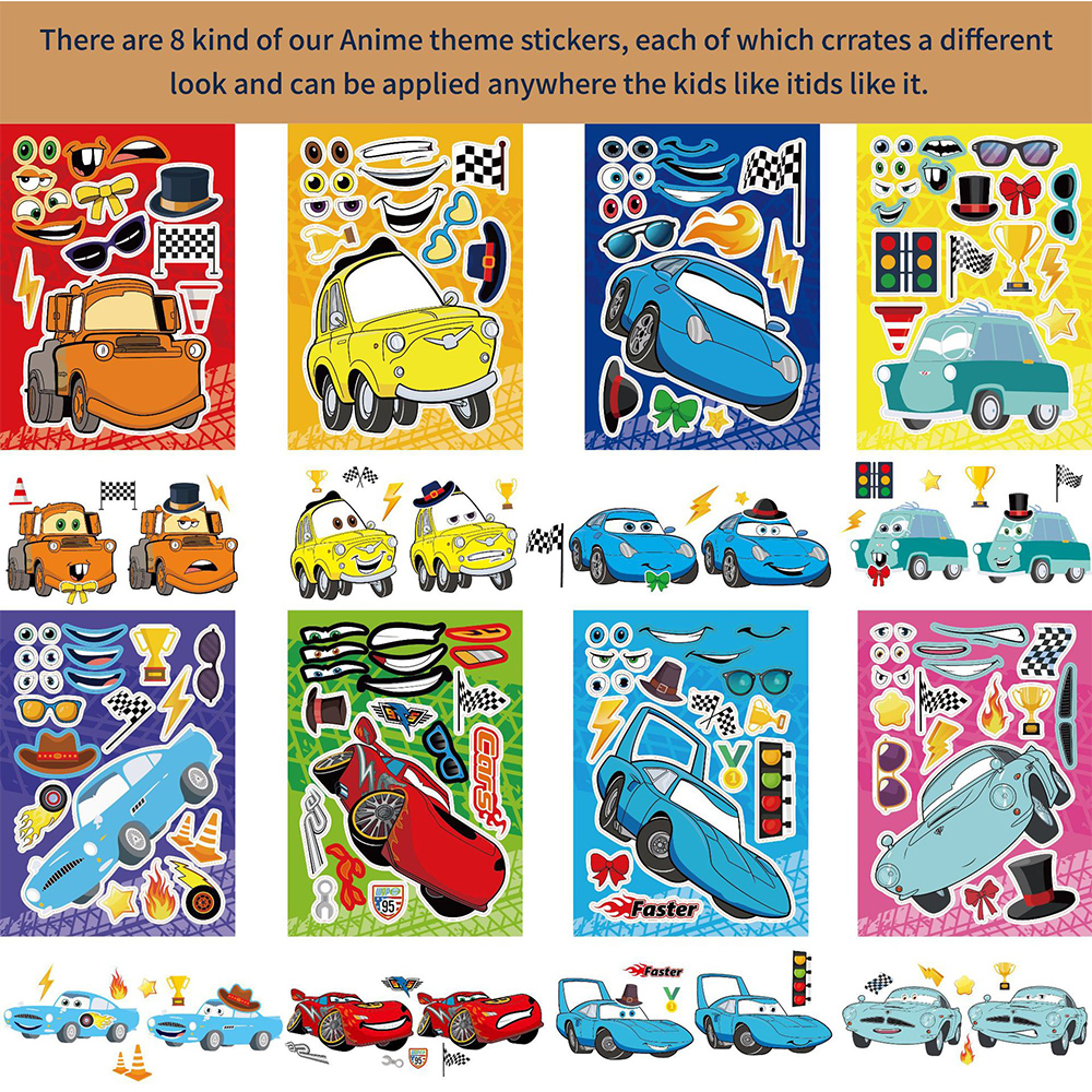 8/16Sheets Disney Cars Puzzle  - Kids Education Phone 리뷰 및 가격