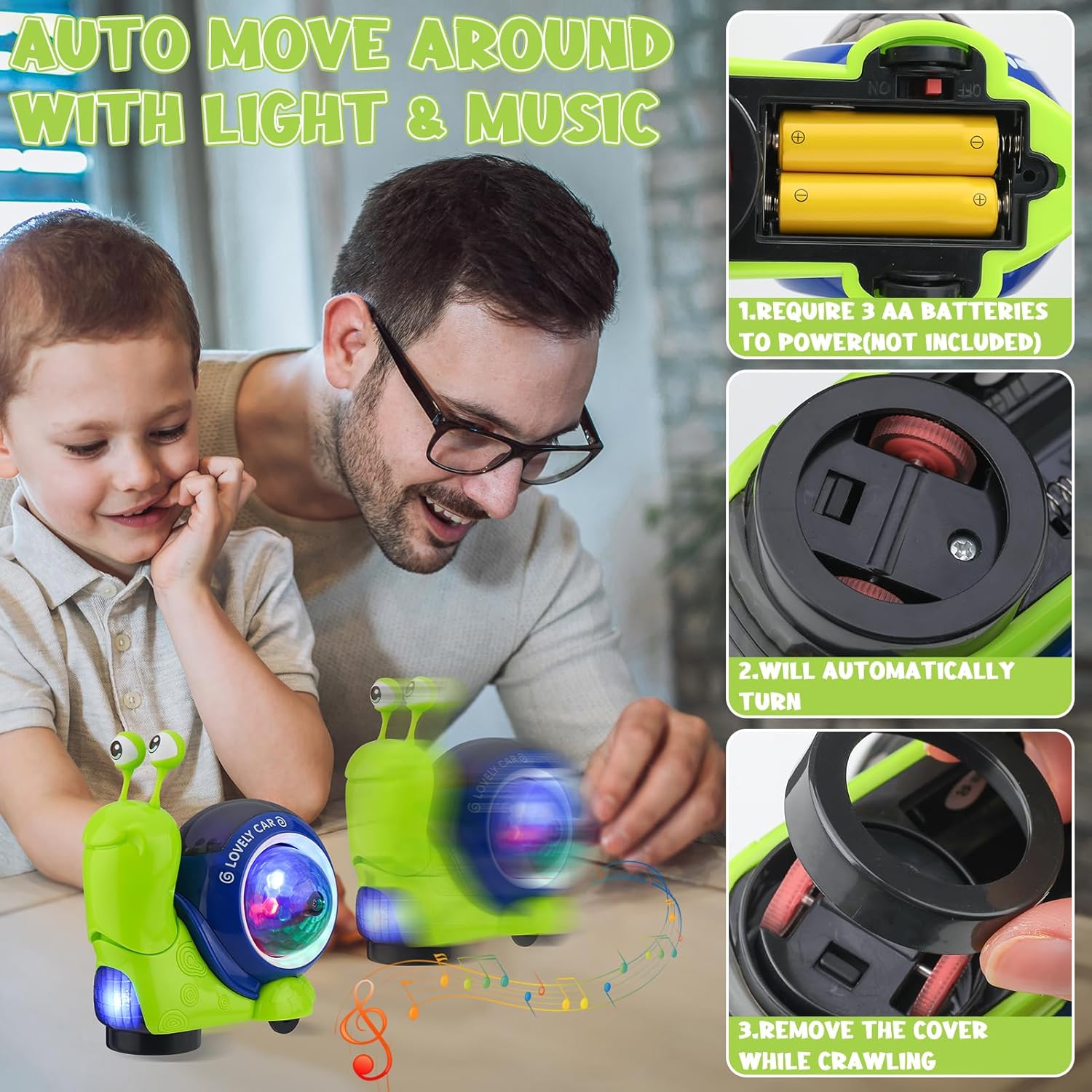 Crawling Snail Baby Toy Walkin - Kids Education Phone 리뷰 및 가격