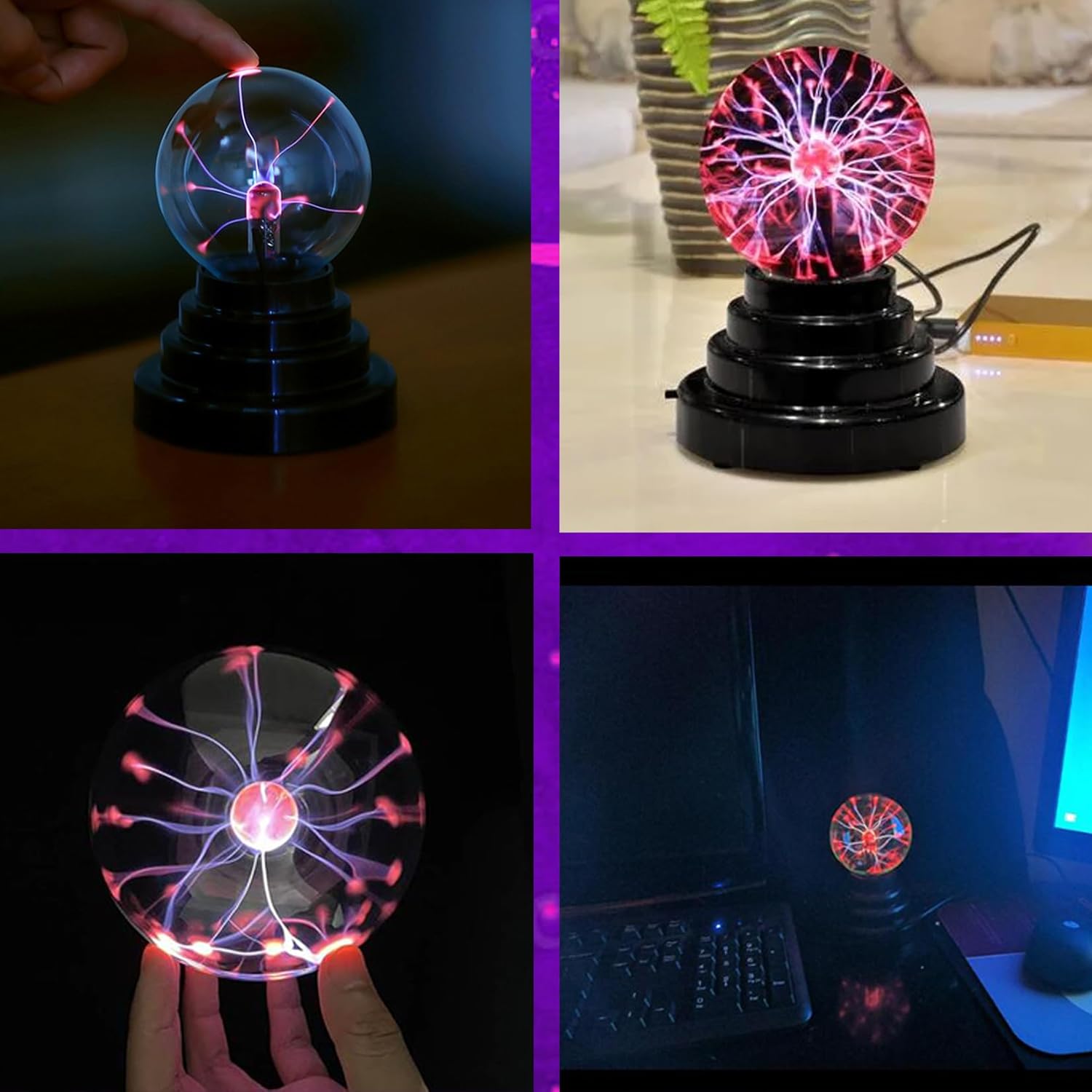 Plasma Ball Lamp, Activated St - Globe Interactive Light 리뷰 및 가격
