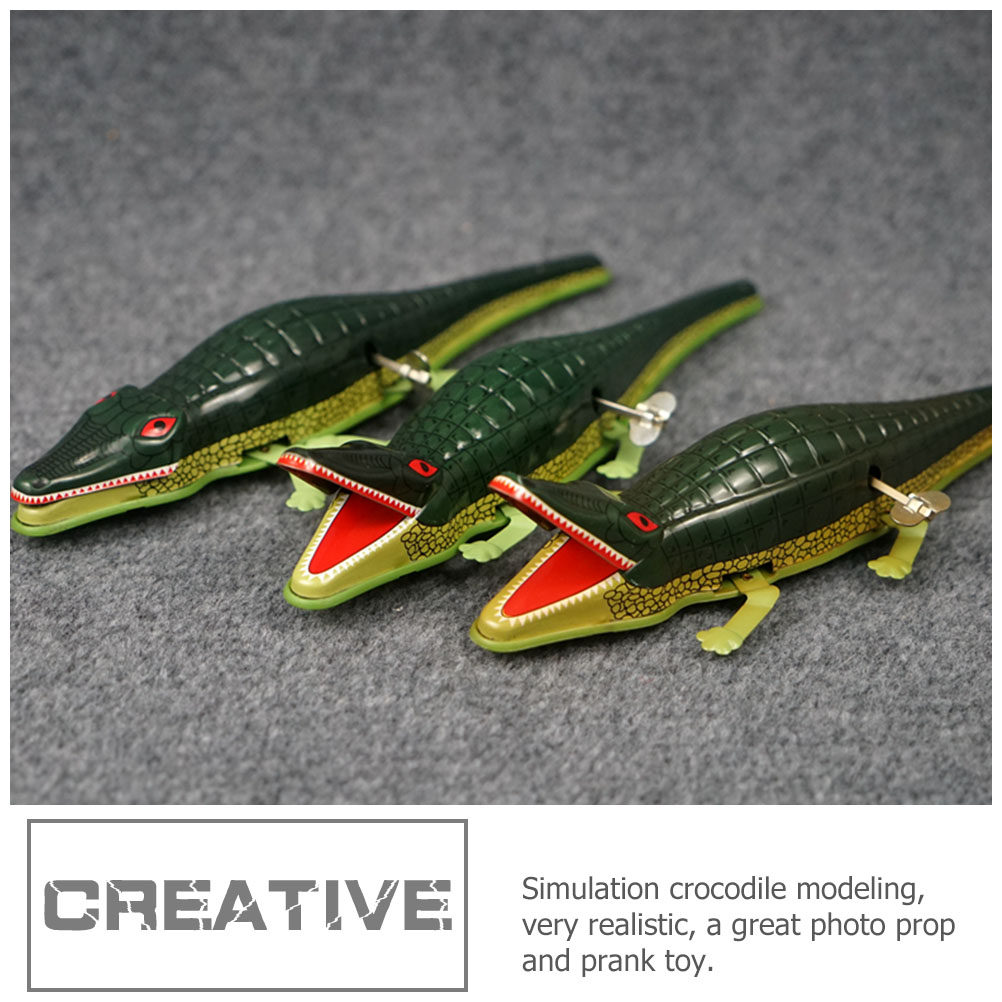 Retro Shaped Wind-Up Alligator - Kids Education Learning 리뷰 및 가격