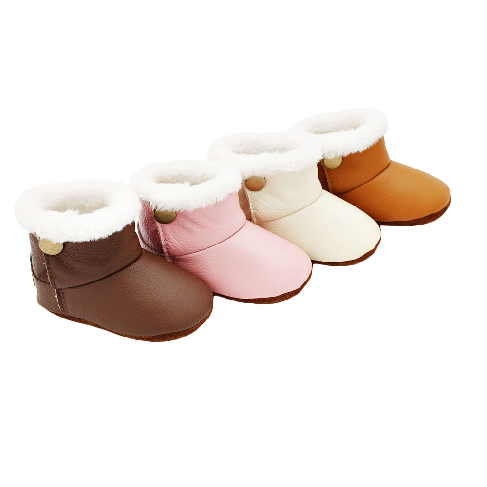 Baby Furry Boots Kids Leather  - Kids Education Steps 리뷰 및 가격