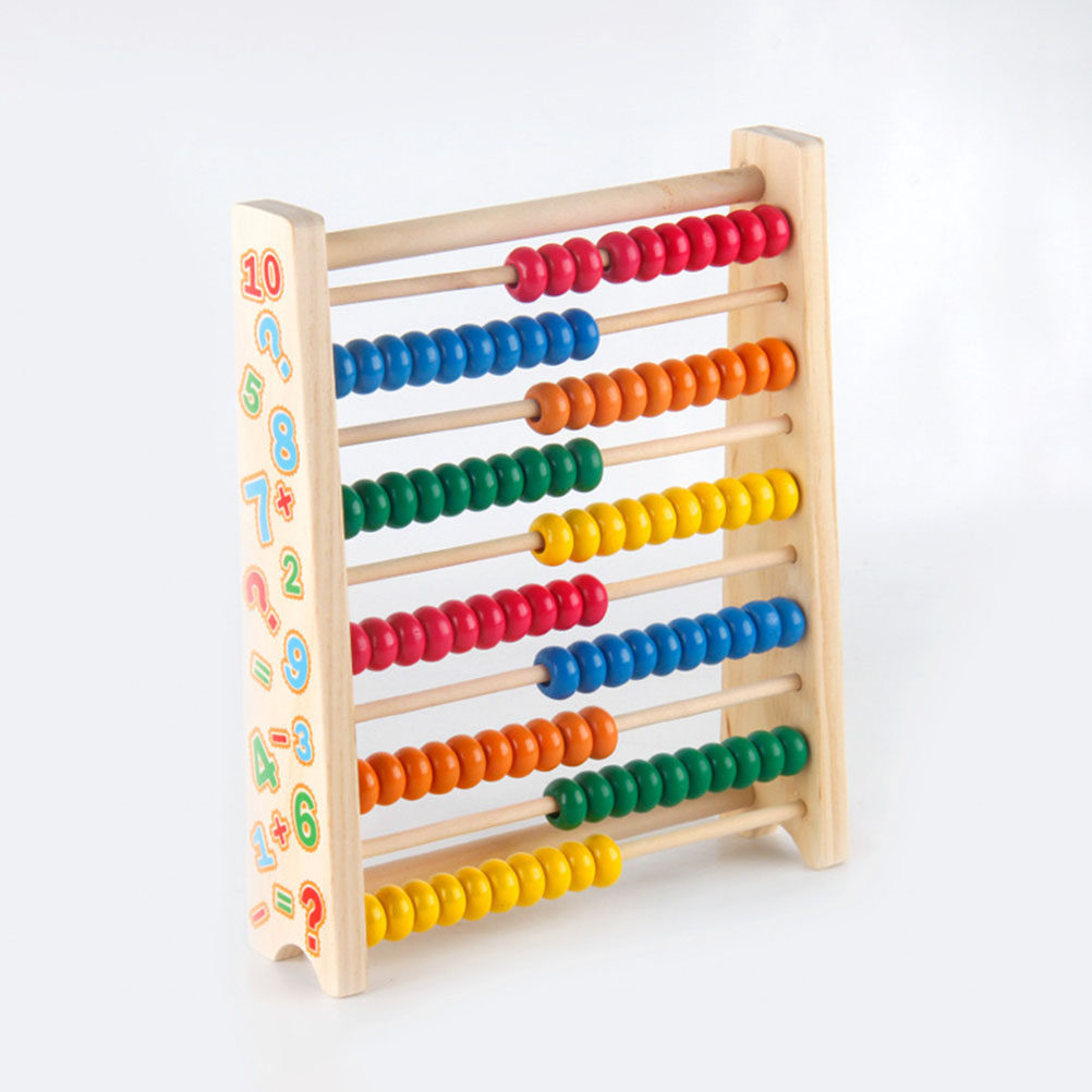 Wooden Colorful Abacus Stand M - Kids Education Calculator 리뷰 및 가격