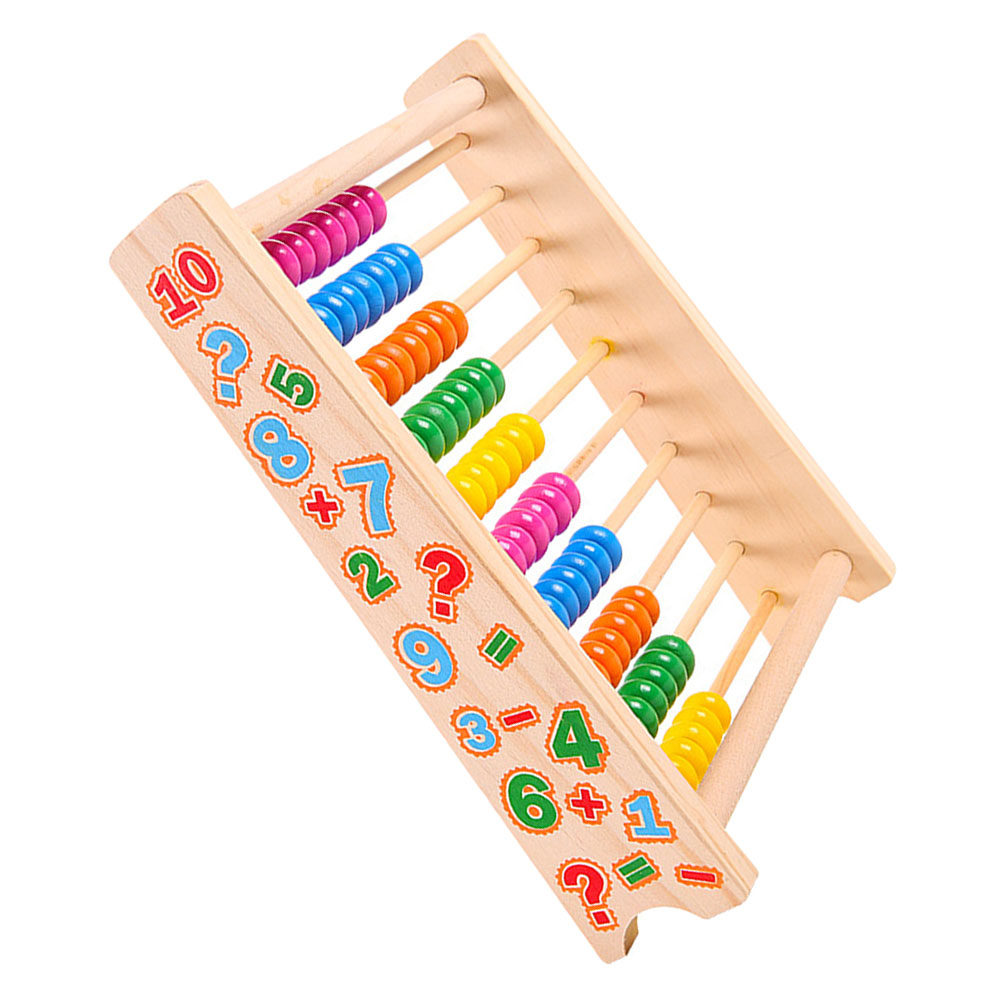 Wooden Colorful Abacus Stand M - Kids Education Calculator 리뷰 및 가격