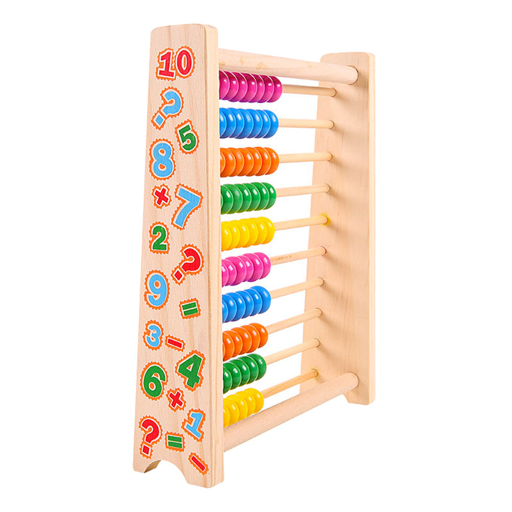 Wooden Colorful Abacus Stand M - Kids Education Calculator 리뷰 및 가격