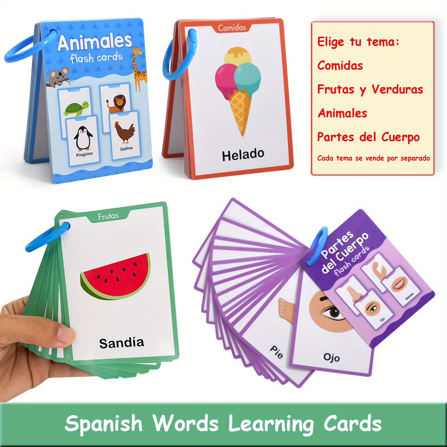 4 Themes Fruits Vegetables Foo - Kids Education Card 리뷰 및 가격