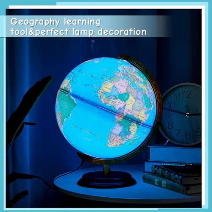 13'' Illuminated World Globe f - Globe Interactive Light 리뷰 및 가격