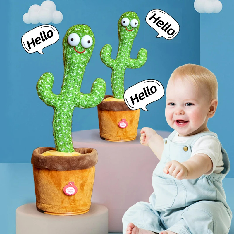 1pc Talking Cactus Baby Toy Da - Kids Education Phone 리뷰 및 가격