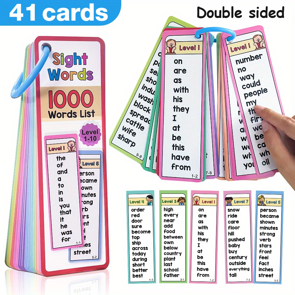 1000 Sight Words Flash Cards f - Kids Education Card 리뷰 및 가격