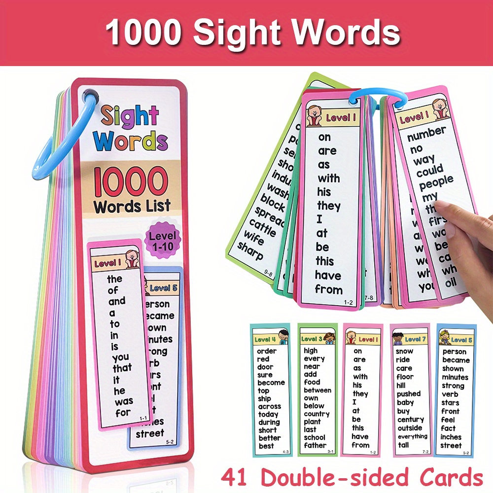 1000 Sight Words Flash Cards f - Kids Education Card 리뷰 및 가격
