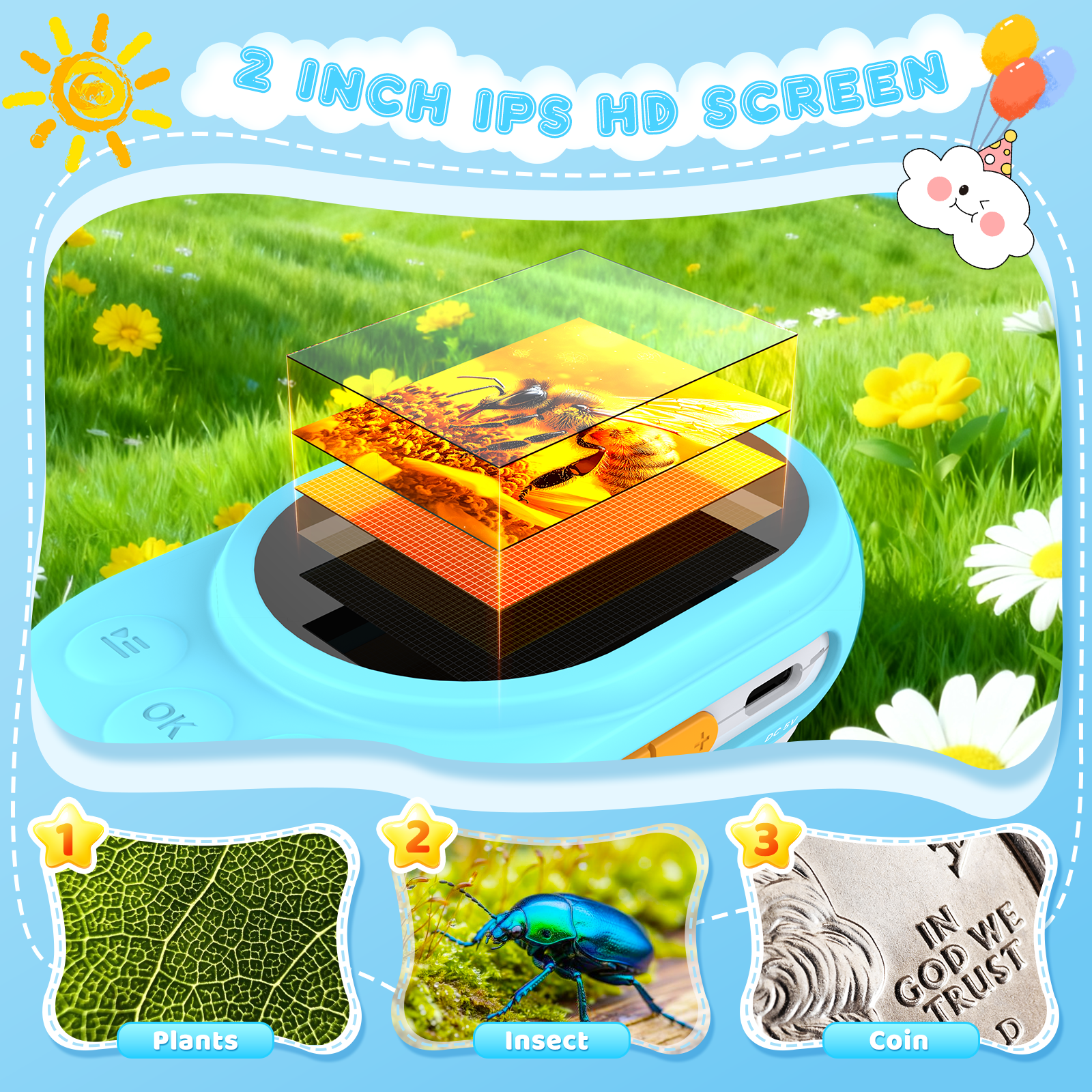 Kid MicroCam with 2-inch Scree - Kids Definition Of Education 리뷰 및 가격