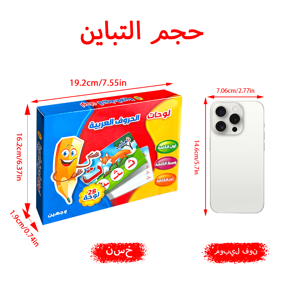 28Pcs Double Sided Arabic Alph - Kids Education Card 리뷰 및 가격