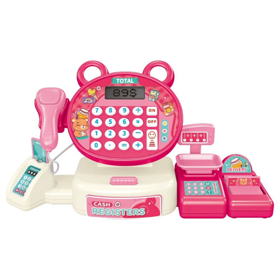 Kids Cash Register Toy Pretend - Kids Education Calculator 리뷰 및 가격