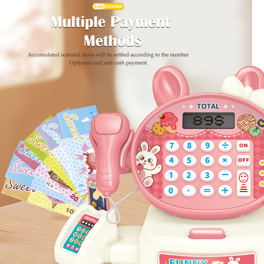 Kids Cash Register Toy Pretend - Kids Education Calculator 리뷰 및 가격