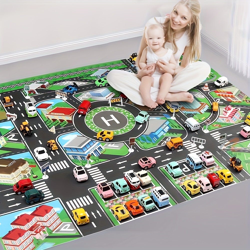 1pc, City Traffic Play Mat, La - Kids Educational Gadget 리뷰 및 가격