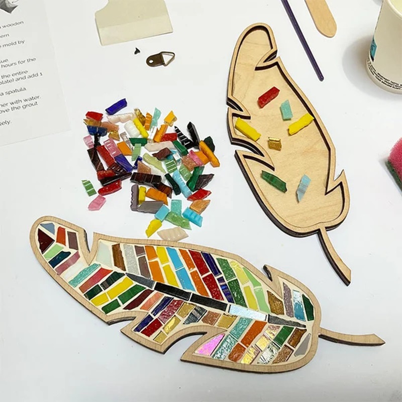 DIY Mosaic Coaster Colored Fea - Kids Home Education 리뷰 및 가격