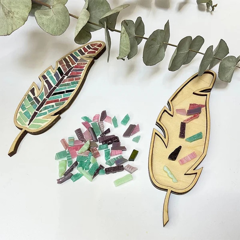 DIY Mosaic Coaster Colored Fea - Kids Home Education 리뷰 및 가격