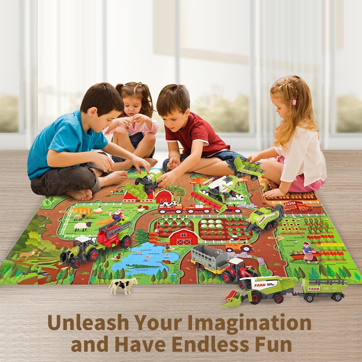 Kids Dream Mat Happy Farm Acti - Kids Education Learning 리뷰 및 가격