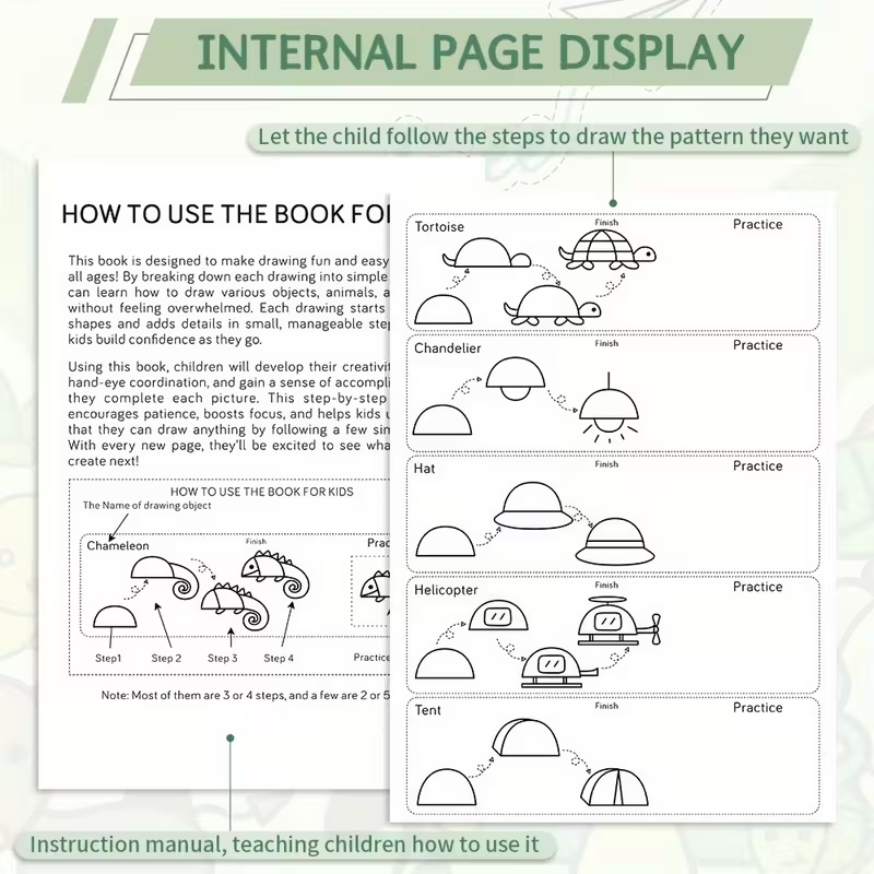 Drawing Book for Kids - 200+ S - Kids Education Steps 리뷰 및 가격