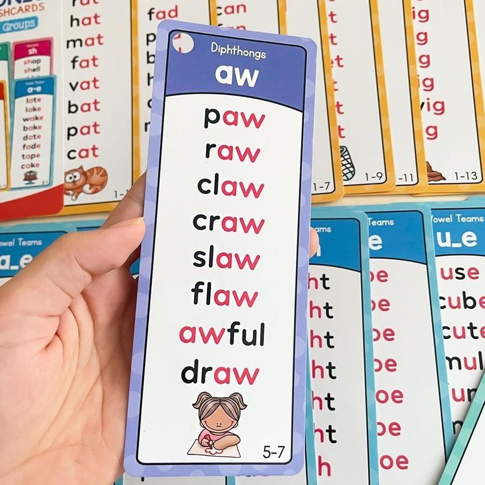 117 Groups Phonics Flashcards  - Kids Education Card 리뷰 및 가격