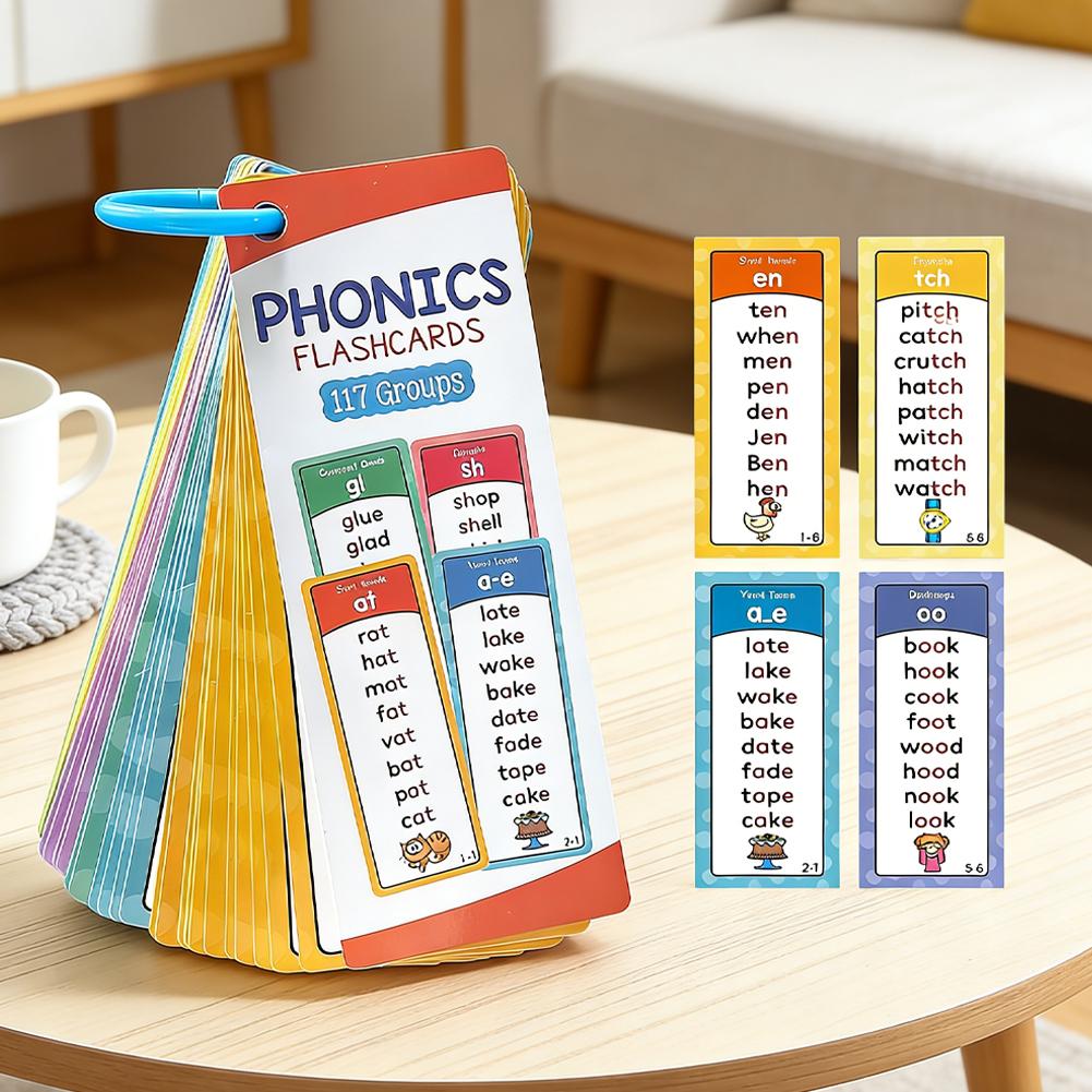 117 Groups Phonics Flashcards  - Kids Education Card 리뷰 및 가격