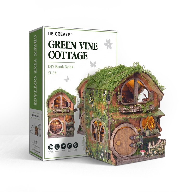Green Vine Covered Cottage 3D  - Kids Without Education 리뷰 및 가격