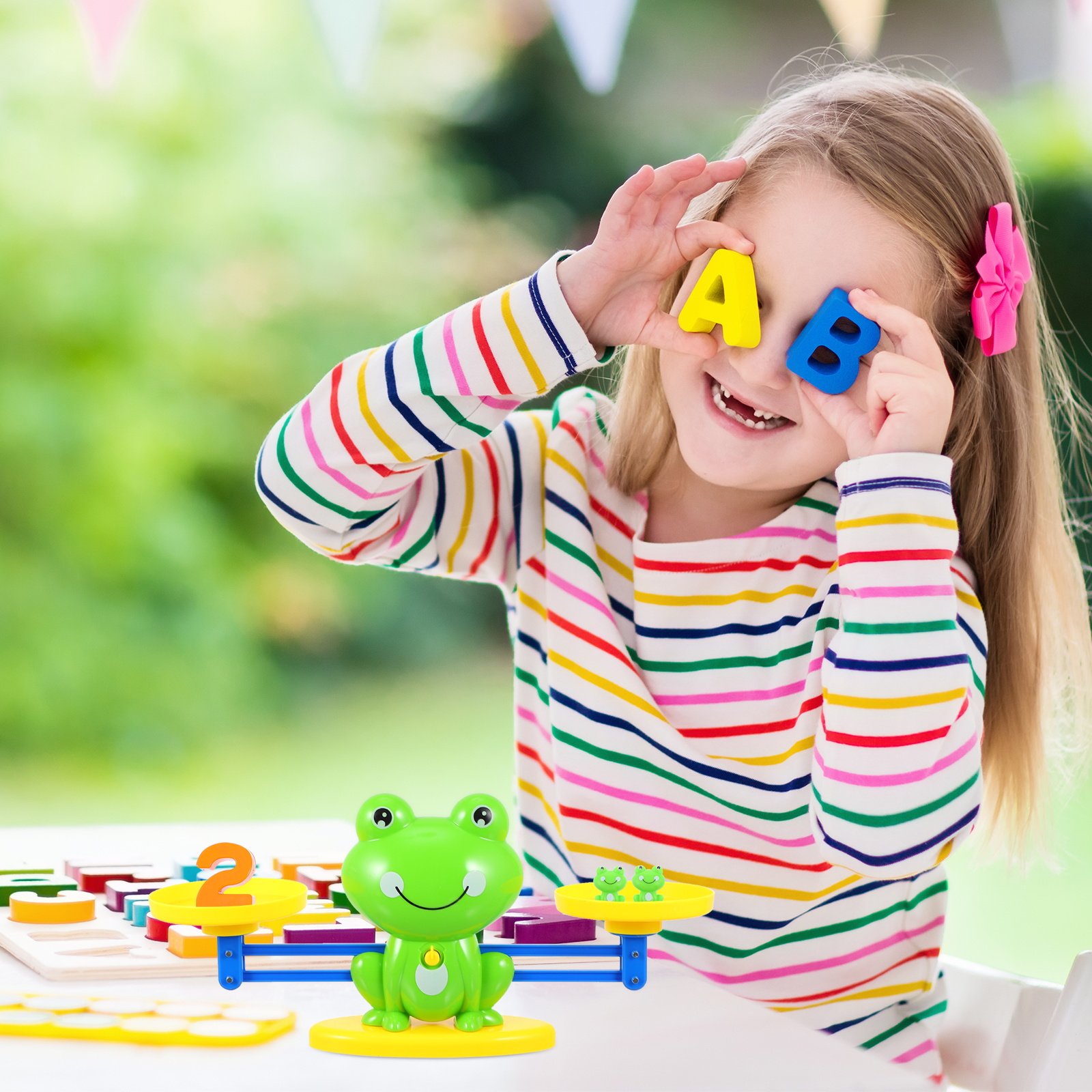 1 Set Frogs Educational Balanc - Kids Education Calculator 리뷰 및 가격