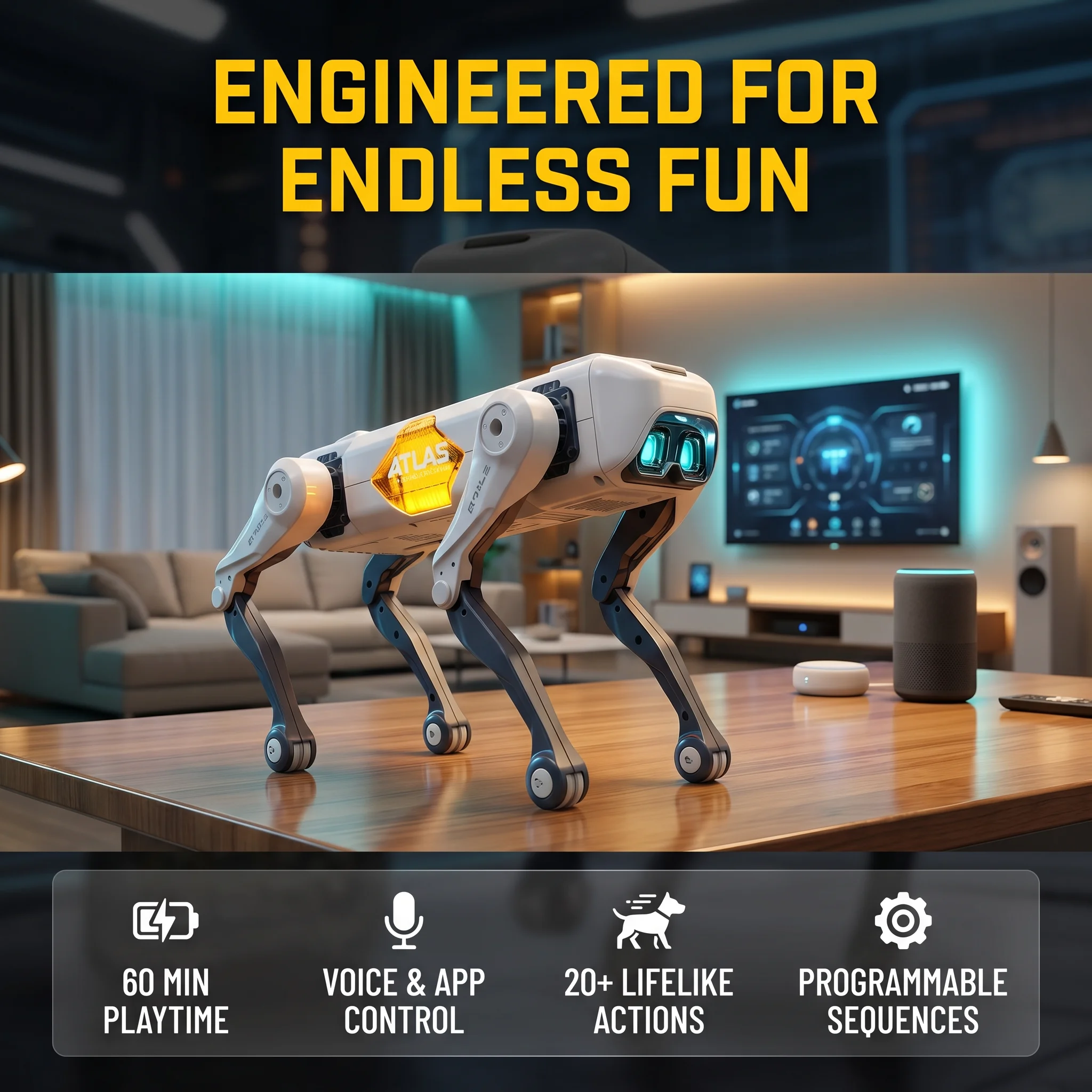 AI Smart Robot Dog, Voice & AP - Kids Home Education 리뷰 및 가격