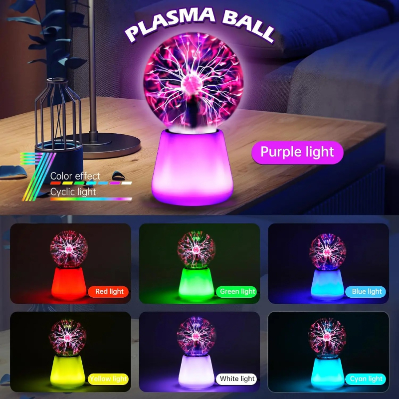 Plasma Ball Lamp Interactive T - Globe Interactive Light 리뷰 및 가격
